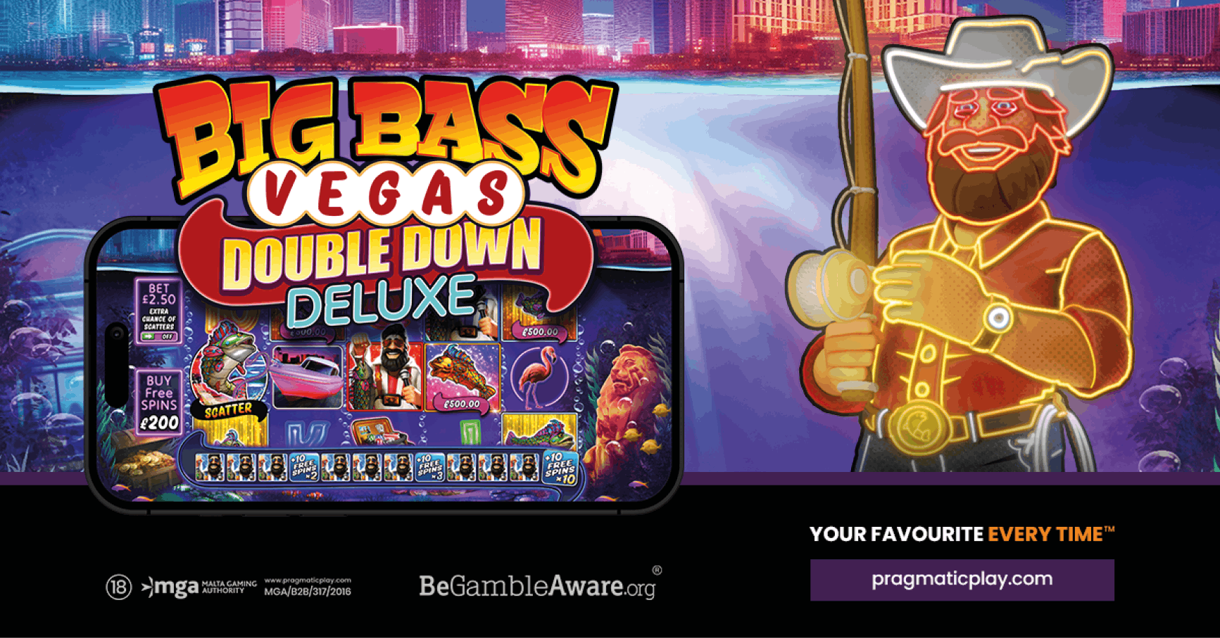 big bass vegas — Hero-Banner auf RomiBet Casino